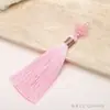 Nó Chinês de Nuvem Auspiciosa de 10cm com Borla e Franja Decoração de Caixa de Presente Pingente de Borla Pendurado Pingente de Carro com Pingente