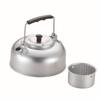 Tetera de Aleación de Aluminio de 0.9L, Tetera Ultraligera, Tetera para Acampar al Aire Libre y Picnic, Juego de Té Portátil para Coche