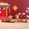 Hojas de otoño, adornos de varillas de incienso de monje pequeño, porta inciensos estilo Zen, decoraciones para mesa de té, manualidades de aromaterapia estilo chino nuevo, venta al por mayor