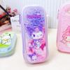 Papelaria criativa Cartoon Sanrio Padrão Lápis multifuncional Caso Papelaria Caixa Alunos da escola primária Papelaria de grande capacidade Bolsa