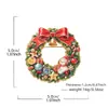 Broche Tema Natalino Europeu e Americano Papai Noel Árvore de Natal Boneco de Neve Festival de Flores Decoração de Roupa Acessórios de Pino