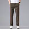 Ropa para Hombre Casa de Arce / Pantalones Casuales Largos Ajustados Delgados de Verano Elásticos para Hombre