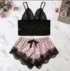 Lencería transfronteriza, ropa de dormir sexy estilo europeo y americano, camisones, ropa de estar, conjuntos de tres piezas, conjuntos de dos piezas, disponibles en Amazon y AliExpress para mujer