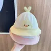 Chapéu de Bebê Primavera e Outono Super Fofo Desenho Animado Aba Larga Proteção Solar Chapéu Bacia Inverno Bebês Meninos e Meninas Crianças Pequenas Exterior À Prova de Vento Pescador
