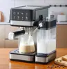 Cafetera Casera, Cafetera Manual Semi-Automática Estilo Italiano Pequeña para Oficina, Cafetera de Cápsulas con Extracción de Alta Presión