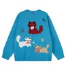 Suéter Retro Lindo de Cachorro con Lazo Tridimensional para Mujer Otoño 2025 Holgado Estilo Coreano Pulóver Perezoso Superior de Moda