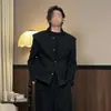 Moda Versátil de Diseñador de Nicho de Tendencia Nueva Primavera 2026 Conjunto Casual de Chaqueta y Pantalones Estilo Chino Nuevo