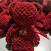 Toalla de oso perla de vellón coral de piña caja de regalo de mano actividades de festival de boda regalo de apertura mayoreo