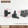 Conector de Poste com Furo de Cabaça de 38mm Acessórios de Prateleira Acessórios de Aço Angular de Plástico para Elevação Conector de Poste de Camada Dupla