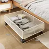 Caja de Almacenamiento Debajo de la Cama Hogar Plano Armario de Almacenamiento de Ropa Cajón Móvil para Juguetes Infantiles Organizador de Almacenamiento Tipo Cajón