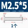 Remaches de Aluminio Gb875 Remaches Semi-Huecos de Cabeza Plana M2M2.5M3M4M5M6M8Mm