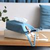 Set de Bolsas Colgantes de Lona Escandinava de Canalé de Algodón para Pañuelos Bolsas de Papel Colgantes para Pañuelos de Papel de Coche para el Hogar