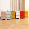 Processamento Armário Rotativo 360 Personalizado Mesa de Cabeceira Móvel Armazenamento Gaveta Simples Armário de Armazenamento de Cosméticos Personalizado