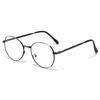 Gafas de montura fina de metal Xunge para mujer, estilo retro artístico de bronce, combinables con todo, para hombre, 2024, nuevas gafas transfronterizas