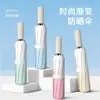 Sombrilla Automática de 20 Varillas con Degradado para Clima Soleado y Lluvioso, Protección UV, Impresión Publicitaria con Logo Personalizado, Parasol
