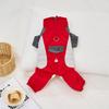 Outono e Inverno Novo Roupa de Quatro Patas à Prova de Vento para Exterior Roupas para Animais de Estimação Roupas para Cães Roupas para Gatos Teddy