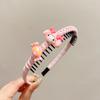 Diadema infantil de estilo coreano con flequillo, artefacto para cabello roto, tela antideslizante para niña pequeña, sello para el cabello, diadema para niña