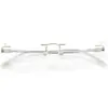 Gafas de Moda Vancl Life 3499 Sin Montura con Bordes Cortados en Diamante para Mujer, Pueden Equiparse con Protección contra Luz Azul