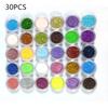Unhas joias glitter 30 cores terno glitter pó unha glitter lantejoulas body holiday maquiagem glitter pó