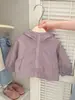 Chaqueta Cortavientos Infantil Otoño 2025 Nueva Elegante Primavera y Otoño Casual Deportiva con Capucha Moda Top para Niñas