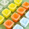 Molde para cubitos de hielo cubito de hielo pieza pequeña de un bocado hielo de verano hockey sobre hielo cubito de hielo caja de almacenamiento de hielo con tapa artefacto para refrigerador
