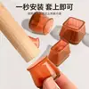 Cubiertas para Patas de Silla, Silenciosas y Resistentes al Desgaste, Almohadillas de Silicona Universales para Taburetes y Sillas, Cubiertas Protectoras Antideslizantes de Fieltro Espeso, Al por Mayor
