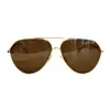 Gafas de Sol Transfronterizas LOE Pilot Advanced Gold Silk Moda Fresca para Hombres y Mujeres Gafas de Sol con Protección Solar LW40067U