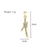 Oro Verdadero de Cobre Dorado Completo Diamante Nudo de Cuerda Moda Comercio Exterior Transfronterizo DIY Joyería Cobre Circonita Microincrustación Celebridad de Internet Versátil