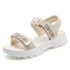 Sandalias de mujer 2024, nuevas sandalias de verano Chanel planas de playa, zapatillas deportivas de plataforma informales para mujer