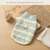 [Pré-venda] Roupas de cachorro para outono e inverno, suéter de urso Fair Isle, roupas de inverno para animais de estimação espessas e quentes
