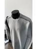 Sudadera Retro Americana de Primavera y Otoño con Doble Cremallera y Mangas Caídas Top Chaqueta de Diseño Retro Americano con Cuello Redondo