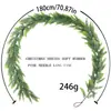 Preço Especial de Liquidação em Estoque: Galhos de Pinheiro Artificiais, Galhos de Cedro Artificiais, Decorações de Natal, Decoração de Casa, Trepadeiras de Plantas Verdes