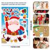 Cm2407008 Animación Infantil Lindo Dibujo Animado Muñeco de Nieve de Navidad Reno Material Rompecabezas Interactivo Padres-Hijos Pegatina