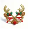 Gafas Decorativas Navideñas Transfronterizas 2027 para Adultos y Niños Regalos para Fiestas Navideñas Gafas de Gorro de Santa Claus