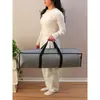 Bolsa de Armazenamento para Esteira de Verão em Tecido Oxford Doméstica Dobrável Dupla à Prova de Umidade Bolsa para Esteira de Bambu Esteira Bolsa para Esteira de Palha Zíper à Prova de Poeira Bolsa de Mão