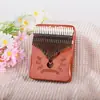 Piano de Pulgar Kalimba 17 Tonos 21 Tonos Piano de Cinco Dedos para Niñas Principiantes Instrumento Musical de Cristal Piano de Pulgar de Tablero Único