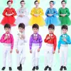 Roupas festivas de Ano Novo para crianças, meninos, florista, vestido de apresentador, vestido de coro, terno de manga longa com lantejoulas, roupas de performance