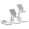 Soporte para teléfono móvil de escritorio plegable elevable soporte perezoso logo personalizable tableta portátil soporte para teléfono para transmisiones en vivo