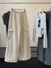 Calças cargo largas com cordão para mulheres, moda coreana e japonesa, novas para o outono, cintura alta, modelagem solta, versátil, retas, casuais
