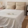 Suave y transpirable, ultrasuave y amigable con la piel, sábana individual de algodón puro para primavera y otoño, colcha, protector de colchón 100% algodón, sábana ajustable