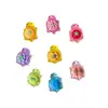Tortugas de Frutas y Verduras que Brillan en la Oscuridad Figuras de Resina en Bolsas Sorpresa Juguetes de Juego de Imitación para Niños Set de Celebridad de Internet Tortugas de Frutas y Verduras