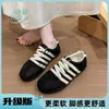 Tênis femininos estilo balé para treino, novos sapatos versáteis populares para o verão e outono de 2026, sapatos femininos de sola macia, tênis leves retrô
