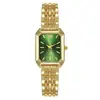 Comercio Exterior Exclusivo para Mujer Más Vendido Nuevo Lujo Reloj para Mujer con Correa de Acero, Moderno y Sencillo Reloj de Cuarzo para Mujer con Forma Cuadrada