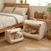 [Preventa] Cama con Cajón Semi-Cerrada de Gran Espacio para Mascotas, Cama para Gatos, Cama para Perros, Esterilla para Perros Estilo Princesa