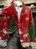 Sitio independiente transfronterizo Amazon TEME blazer de pana para hombre de manga larga con doble bolsillo