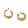 Brincos de Pino Agulha de Prata Esterlina 925 Camada Múltipla Empilháveis em Forma de C Argola Redonda Temperamento Exagerado Versáteis Irregulares Minimalistas Luxo Leve Ornamentos de Orelha