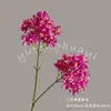 Flores Artificiales con Dos Cabezas, Hortensias Estrelladas, Pared de Flores para Pasillo de Boda, Decoración Floral de Arreglo de Piso, Flores Falsas para Fotografía, Venta al por Mayor Transfronteriza