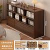 Estantería de madera maciza para almacenamiento en el suelo, sencilla y moderna, con ocho compartimentos, para el hogar, la sala de estar, la lectura y el armario de almacenamiento.
