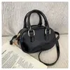 Bolso de Mano Pequeño de Moda para Mujer 2026 Nuevo Modelo Bolso Compacto Tipo Bowling Versátil Bolso Cruzado al Hombro Bolso para Lipstick Bolso tipo Concha