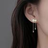 Pendientes de flores de circón de colores para mujer, estilo fragante, combinables, distintivos, exquisitos, con hebilla para la oreja, ligeros, lujosos, de alta gama.
